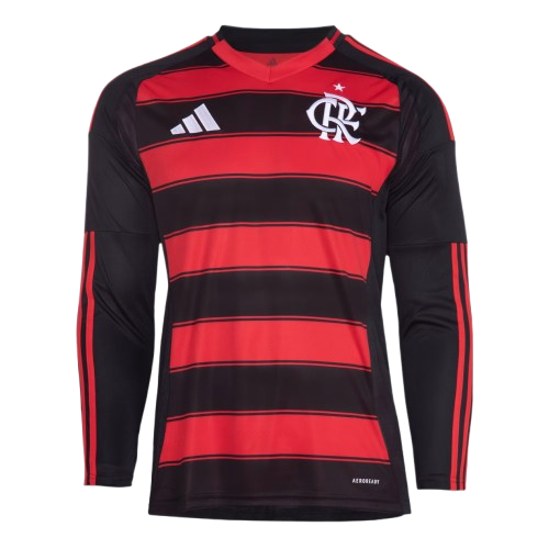 Camisa Flamengo Home 25/26 Manga Longa - Versão Torcedor