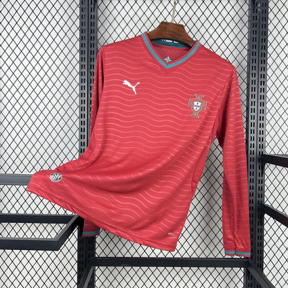 Camisa Portugal I 26/27 - Manga Longa Torcedor | FutMantos