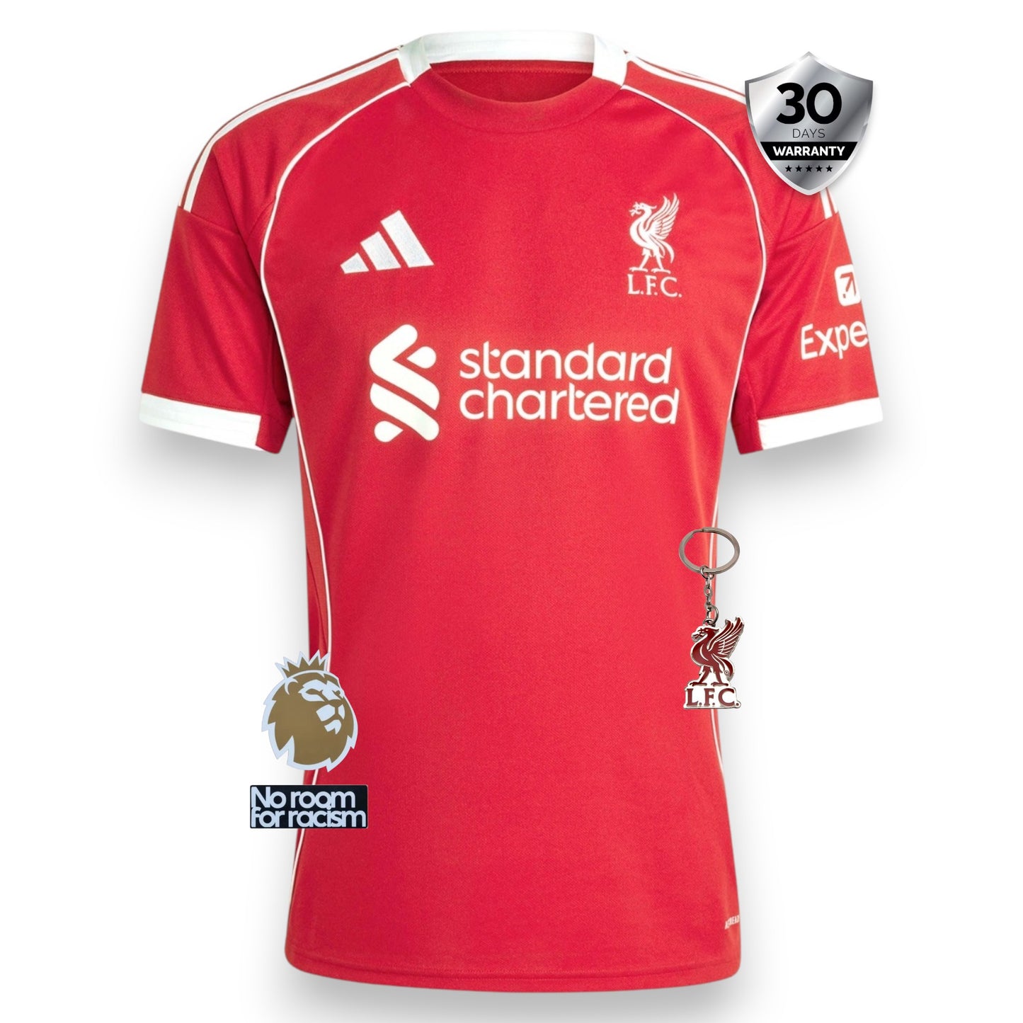 Camisa Liverpool I 25/26 - Vermelha CHAMPIONS 24/25 & Gold Trophy  | Futmantos