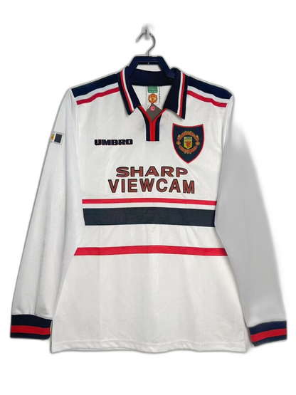Camisa Manchester United 98/99 II Away - Versão Retrô Manga Longa