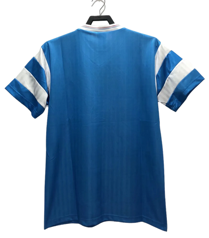Camisa Marselha 1990 Azul - Versão Retrô