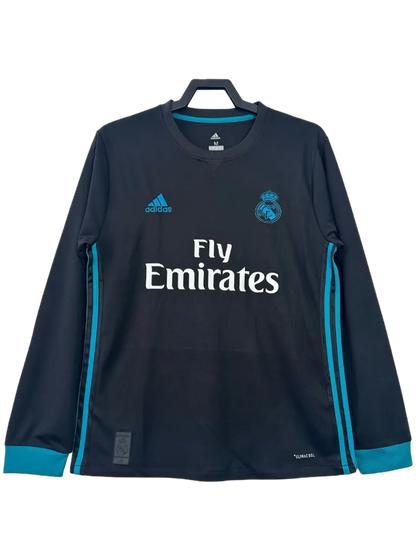 Camisa Real Madrid 17/18 II Away - Versão Retrô Manga Longa